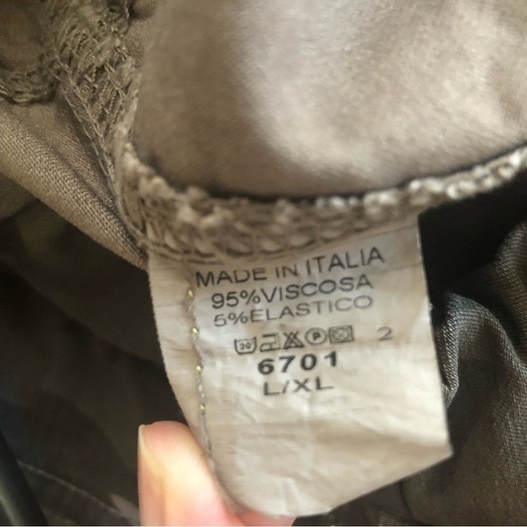 The Clothing Cove Camo Pants Cuffed Hem Stretch  Drawstring Italy - Picture 6 of 8